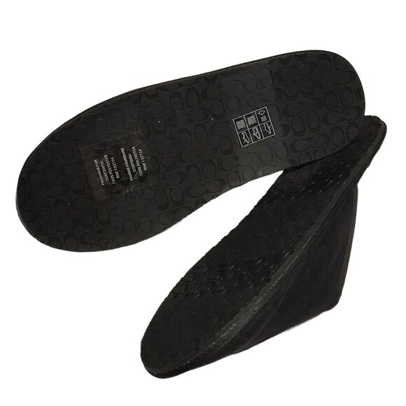 NWT- Coach Signature Jacquard Slippers (SKU#0437) main image 8